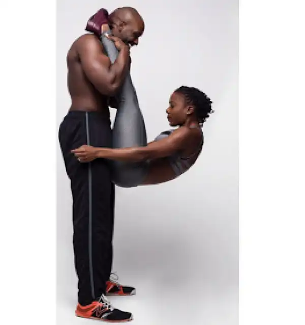 Fitness Motivator Grabs His Fiancee